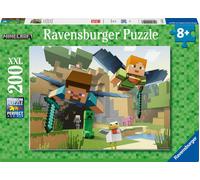 Ravensburger - Puzzle: Minecraft XXL, Puzzles Niños 8 Años o Más, Rompecabezas, 200 Piezas, Regalos Niños 8 Años, 49x36cm