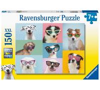 Ravensburger Kinderpuzzle - Witzige Hunde - 150 Teile Puzzle für Kinder ab 7 Jah