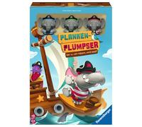 Ravensburger Kinderspiel 22342 - Planken-Plumpser - Wer zu viel riskiert, Wird NASS!! - Ein spannungsreiches Spiel für 2 bis 4 Kinder AB 5 Jahren: Wer zu viel riskiert, Wird NASS!!