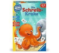 Ravensburger-Krakel Kritzi 24683 - Die Schreib-Krake Educativo, Juego de Aprendizaje de Escritura para niños de 6 a 9 años, para 1-4 Jugadores, Multicolor, ca. 19,2 x 27,5 x 5,5 cm