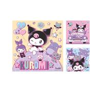 Ravensburger - Kuromi, Puzzle niños 5 años, Incluye 3 Puzzles de 49 Piezas | Incluye 3 puzles de 49 piezas de Kuromi, juegos educativos y divertidos, ideales como regalo original para niños a partir de