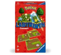 Ravensburger - Labyrinth Connect Pokémon, Juego de Viaje a Partir de 7 años | Juego de viaje Labyrinth Connect Pokémon, para niños a partir de 7 años, para compartir una partida, en reuniones familiares.