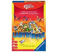 Ravensburger - Labyrinth - Juego de Mesa - Se Puede Jugar en una Caja - Formato de Caja compacta - Niños y familias - 2 a 4 Jugadores a Partir de 7 años - 26728 - Versión en francés