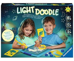 Ravensburger - Light Doodle Luna y Estrellas (18084), Color/Modelo Surtido