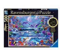 Ravensburger Magiclit Magic Puzzle - 500 piezas Glow in the Dark Jigsaw | Diseo nico de piezas | Superficie anti-Glare para adultos | Materiales ce