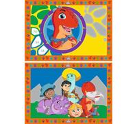 Ravensburger-CreArt 23537 Cartoon Malen Nach Zahlen Dino Ranch-Niños 5-7 años, Color Amarillo, Mittel