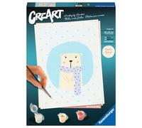 Ravensburger Malen Nach Zahlen CreArt-Pintura por números Hello Baby: Cute Polar Bear-a Partir de 12 años, Color Amarillo, Mittel (23652)