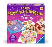 Ravensburger - Mandala Designer® Princesas, Disney, Mandalas para niños, Pintar Mandalas, Kit de Pinturas para niños, 6 años
