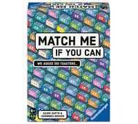 Ravensburger Juego de fiesta Match Me If You Can – 300 preguntas curiosas – 3-8 jugadores – 8+ años