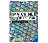 Ravensburger Match Me If You Can - Party-Game with 300 Curious Questions - Fun Conversation Starter & Social Guessing Game - 3 to 8 Players - Ages 8+