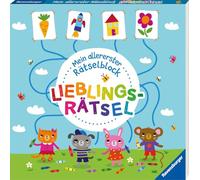 Ravensburger Mein allererster Rätselblock - Lieblingsrätsel - Rätselblock für Kinder ab 3 Jahren