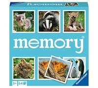 Ravensburger - Memory Animal Babies, Juego de Mesas para Niños 4 Años, Regalos para Niños a Partir de 4 Años, Juegos de Mesa Familia, Versión en Español