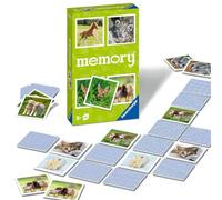 Ravensburger - Memory® animal baby bag, Juego de viaje a partir de 3 años | Juego de viaje Memory® animal baby bag, para niños a partir de 3 años, en reuniones familiares y durante una partida de mesa.
