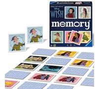 Ravensburger - Memory® Disney Wish, La Película, Juego de Mesa, Juego Memory, Juego niños +3 años, Juego Educativo, 48 Tarjetas