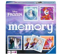 Ravensburger - Memory® Frozen, Juego de memoria para mayores de 3 años | Juego de memoria Memory® Frozen, para niños a partir de 3 años, para jugar con familiares o amigos y para compartir partidas.