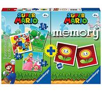 Ravensburger - Memory Juego Niños Super Mario | Juego Mesa 4 Años O Más | Juegos Educativos Niños 4 Años con 158 Fichas | Regalo Niño 4Años O Más De +1 Jugadores