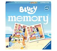 Ravensburger - Bluey Mini Memory, Juegos para Niños de 3 Años o Más, Juegos Educativos, Juegos Infantiles, 48 Tarjetas Personajes Bluey