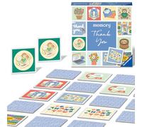 Ravensburger - Memory® Moments Thank, Juego de Memoria a Partir de 3 años | Juego de memoria Memory® moments Thank You, para niños a partir de 3 años, en reuniones familiares y para compartir partidas.