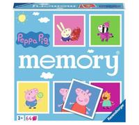 Ravensburger - Memory Peppa Pig, Juego Memory para Niños y Familias, Edad Recomendada 4+, 64 Cartas de Juego, 20886 9