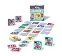 Ravensburger - Memory® Pocket - Stitch, Juego de Memoria a Partir de 3 años | Juego de memoria Memory® pocket - Stitch, para niños a partir de 3 años, para compartir una partida, en reuniones familiares.