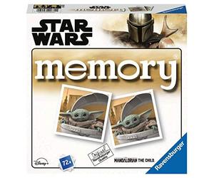 Ravensburger - Memory® Versión Star Wars Mandalorian, 72 Tarjetas, Juegos de Mesa, 4+ Años