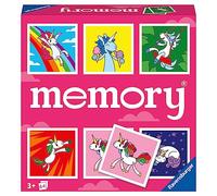 Ravensburger - Memory® Versión Unicorns, 64 Tarjetas, Juegos de Mesa, 3+ Años
