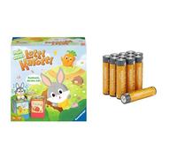 Ravensburger Mi Primer Lotti Karotti, 18+ Meses, & Pilas AAA Alcalinas Amazon Basics 12 Unidades, 10 años