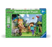 Ravensburger - Puzzle Minecraft Puzzle 2D niños 100 Piezas XXL