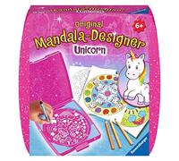 Ravensburger- Mini Mandala Designer Unicorn, Manualidades y Pintura, Color Blanco (29704)