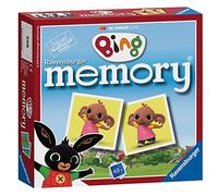 Ravensburger - Mini Memory: Bing, Juego de Mesa, Juego de Mesa Niños, Juego Mesa 3 Años o más, Juegos Educativos, Juegos de Memoria, 2-6 Jugadores, 48 Cartas