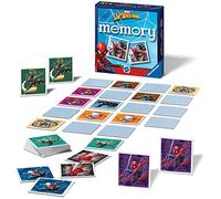 Ravensburger - Mini Memory: Marvel, Spiderman, Juego de Mesa, Juego de Mesa Niños, Juegos Educativos, Juegos de Memoria, 2-6 Jugadores, 48 Cartas