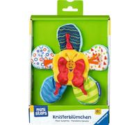 Ravensburger ministeps 4154 Knister-Blümchen, Schmusetuch und Greifling mit Knister-Geräusch, Baby Spielzeug AB 0 Monate