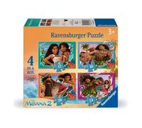 Ravensburger Moana 2 Jigsaw Puzzle Pack para nios | 4 rompecabezas con recuentos de piezas crecientes (12 16 20 24 piezas) | El desafo crece co