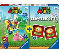 Ravensburger Multipack Super Mario Puzzle Y Memory Para Niños, Edad Recomendada