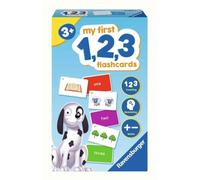 Ravensburger My First 1, 2, 3 - Juego de Cartas Flash para niños a Partir de 3 años, Ideal para Aprendizaje temprano, reconocimiento de Objetos, Alfabeto, Lectura y ortografía