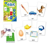 Ravensburger My First ABC - Juego de Cartas Flash para niños a Partir de 3 años, Ideal para Aprendizaje temprano, reconocimiento de Objetos, Alfabeto, Lectura y ortografía