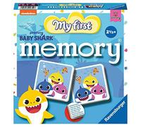 Ravensburger - My First Memory Baby Shark Juego Memory, 24 Tarjetas, Edad Recomendada 2+, 20650