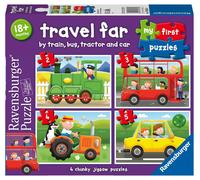Ravensburger - My First Puzzle, Medios de Transporte (07303) Travel Far