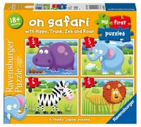 Ravensburger - My First Puzzle, Safari (07301) On Safari (Importación USA)