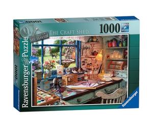 Ravensburger My Haven No.1 The Craft Shed 1000 Piece Jigsaw Puzzle for Adults & for Kids Age 12 and Up