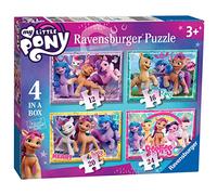 Ravensburger - Puzzle: My Little Pony, Puzzle 3 Años o Más, Puzles Niños 3 Años, Rompecabezas Niños, Regalo Niño 3 Años, Puzzle, 4 Puzzles Infantiles 3 años