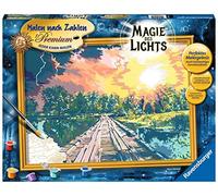 Ravensburger- Natur Pintura por números 28989 - Magia de la luz - A Partir de 14 años, Color