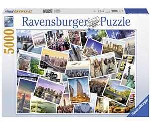 Ravensburger Nueva York la ciudad que nunca duerme Puzzle 5000 Pz, Puzzle para adultos