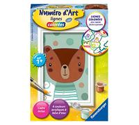 Ravensburger - Número de arte mini formato - Ocio creativo - Kit de pintura por números - Actividad relajante y creativa - a partir de 7 años - 23591 - Versión francesa