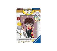 Ravensburger - Número de arte pequeño formato - Harry/Harry Potter - Ocio creativo - Kit de pintura por números - Actividad relajante y creativa - A partir de 7 años - 20012 - Versión francesa
