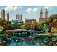 Ravensburger NY Central Park, Bow Bridge - Rompecabezas de 1000 Piezas, Actividad Relajante, Piezas únicas y Que se Ajustan Perfectamente, Rompecabezas Duradero para Adultos