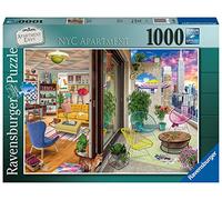 Ravensburger- NYC Apartment Puzzle 1000 Piezas - Fantasy, Multicolor (16545)
