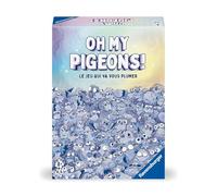 Ravensburger - Oh My Pigeons - Juego de Mesa Ambiente Divertido y Familiar - 2-5 Jugadores a Partir de 8 años - Pluma a Tus oponentes - Partes rápidas 15 min - 22894