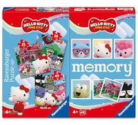 Ravensburger - Pack Memory y Puzzle Hello Kitty, Juegos de Mesa Niños 4 Años o más, 2-6 Jugadores, Regalo Niño 4 años, Juegos de Mesa Familia