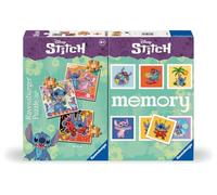 Ravensburger - Pack Memory Y Puzzle Stitch | Juegos De Mesa 4 Años O Más | Memory Juego Niños + Puzzle Disney De 49 Piezas | Lilo Y Stitch Regalos Niña